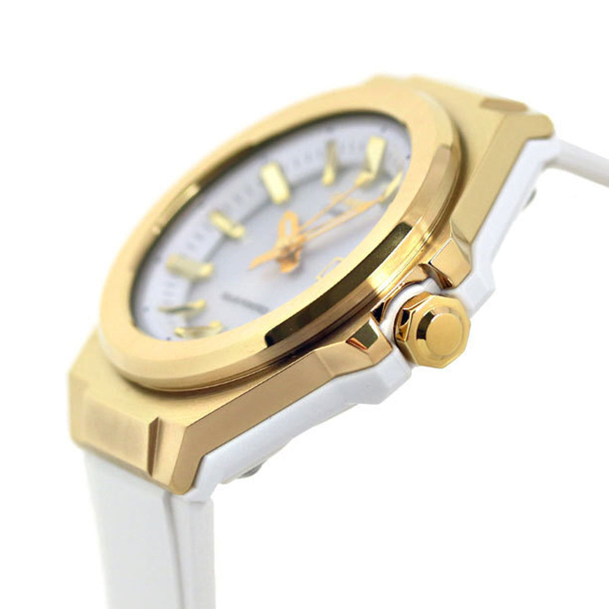 Casio Baby-g MSG-S500G-7A Solar Analog Rubber Strap Watch For Women-Watch Portal Philippines