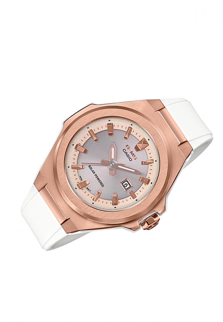Casio Baby-g MSG-S500G-7A2 Solar Analog Rubber Strap Watch For Women-Watch Portal Philippines