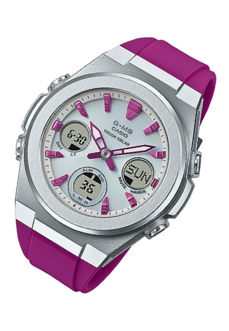 Casio Baby-g MSG-S600-4A Solar Digital Analog Rubber Strap Watch For Women-Watch Portal Philippines