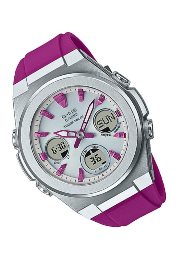 Casio Baby-g MSG-S600-4A Solar Digital Analog Rubber Strap Watch For Women-Watch Portal Philippines