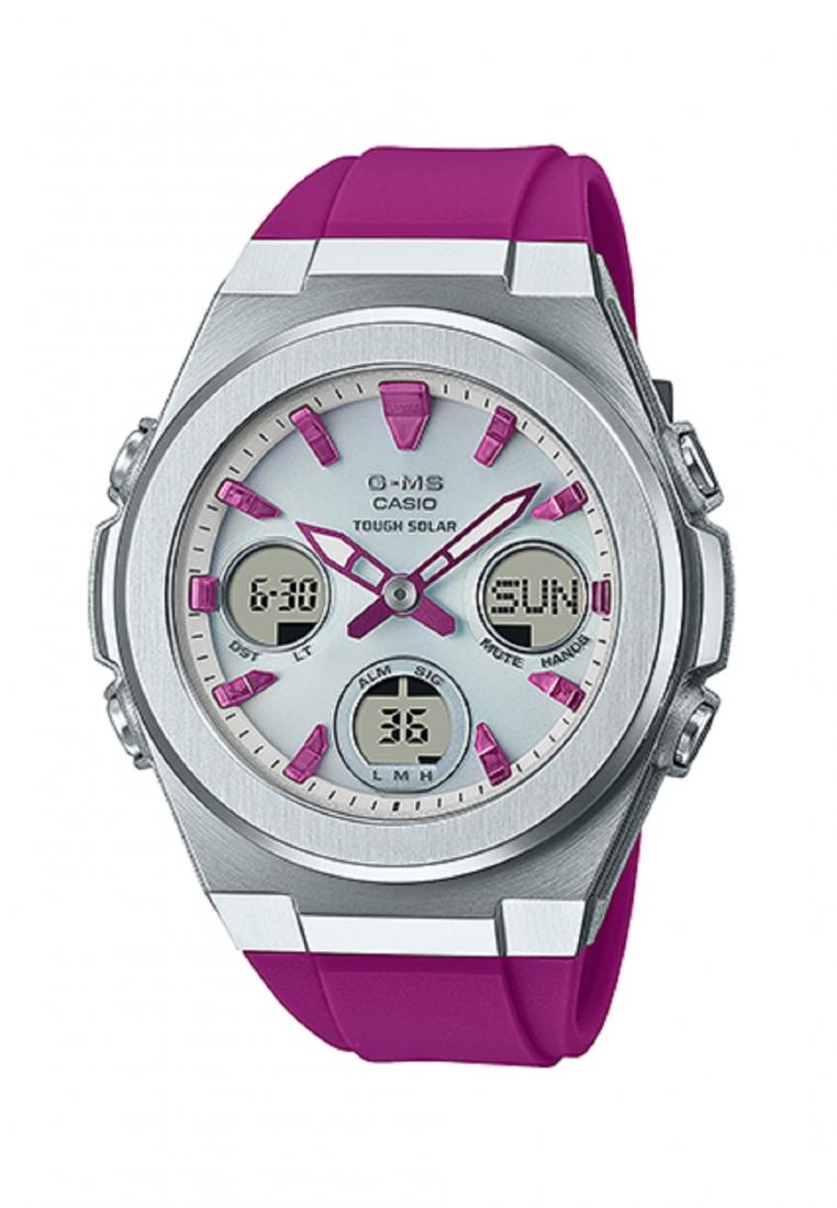 Casio Baby-g MSG-S600-4A Solar Digital Analog Rubber Strap Watch For Women-Watch Portal Philippines