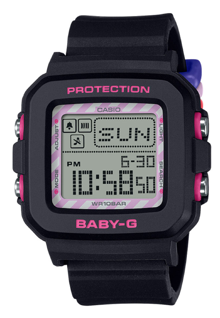 Casio Baby-g PLUS BGD-10KKM-1DR Kuromi Digital Rubber Band Watch For Women-Watch Portal Philippines