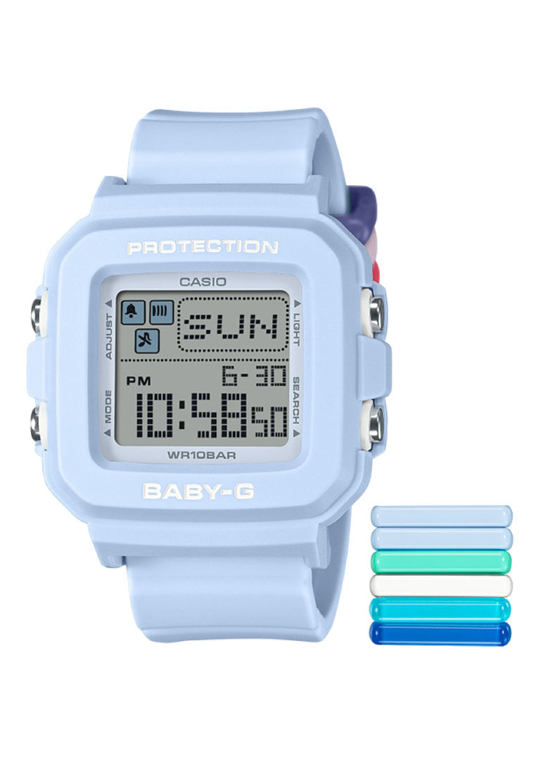 Casio Baby-g +Plus BGD-10L-2DR Digital Rubber Strap Watch For Women-Watch Portal Philippines
