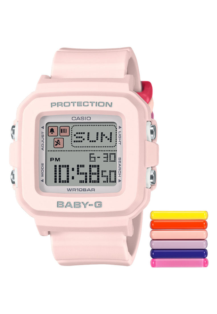 Casio Baby-g +Plus BGD-10L-4DR Digital Rubber Strap Watch For Women-Watch Portal Philippines