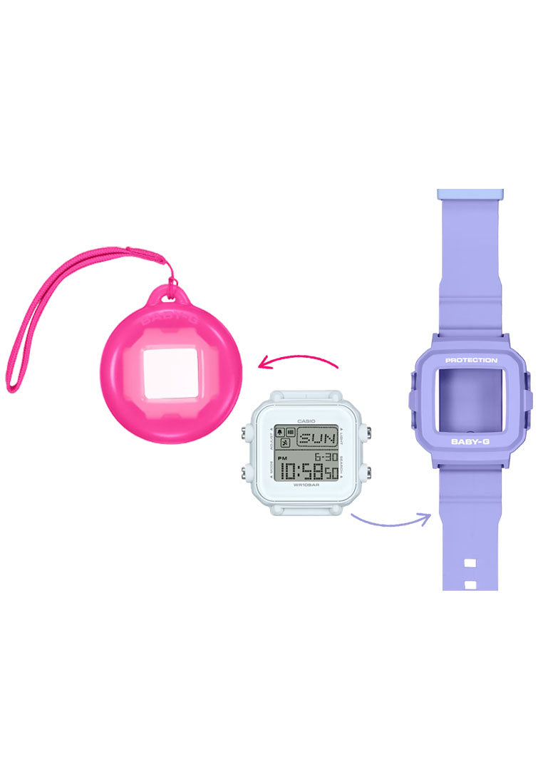 Casio Baby-g + PLUS Series BGD-10K-6DR Digital Rubber Strap Watch for Women-Watch Portal Philippines