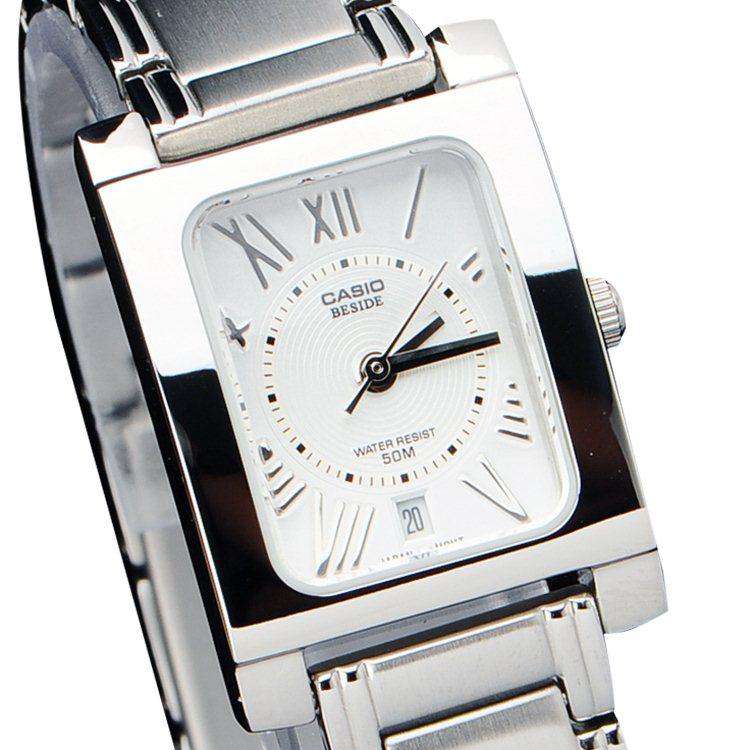 Casio BEM-100D-7A2VDF Silver Stainless Watch for Men and Women-Watch Portal Philippines