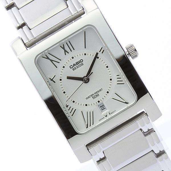 Casio BEM-100D-7A2VDF Silver Stainless Watch for Men and Women-Watch Portal Philippines
