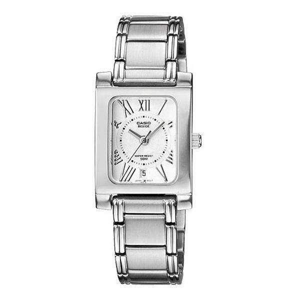 Casio BEM-100D-7A2VDF Silver Stainless Watch for Men and Women-Watch Portal Philippines