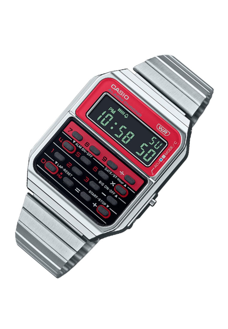 Casio CA-500WE-4B Digital Stainless Steel Strap Watch For Men-Watch Portal Philippines