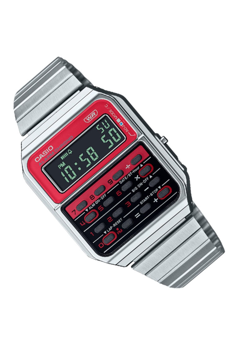 Casio CA-500WE-4B Digital Stainless Steel Strap Watch For Men-Watch Portal Philippines