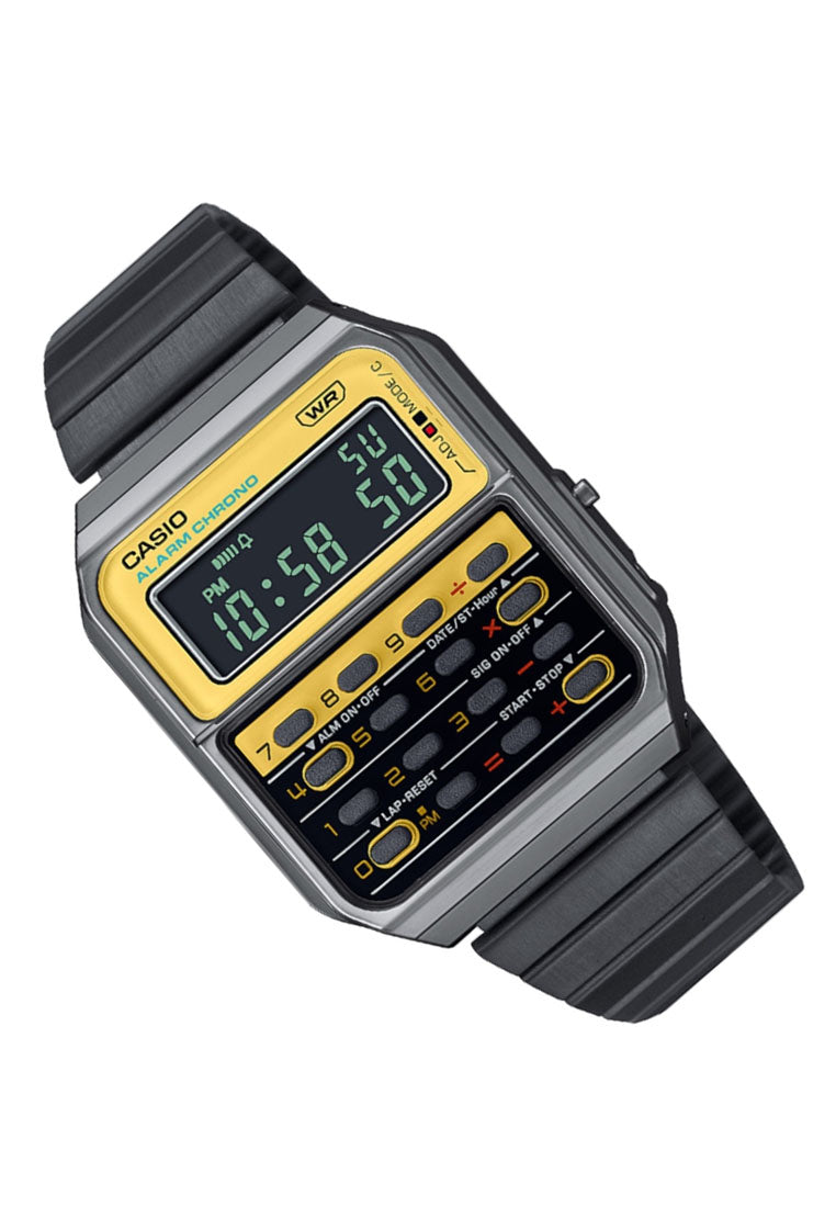 Casio CA-500WEGG-9B Digital Stainless Steel Strap Watch For Men-Watch Portal Philippines