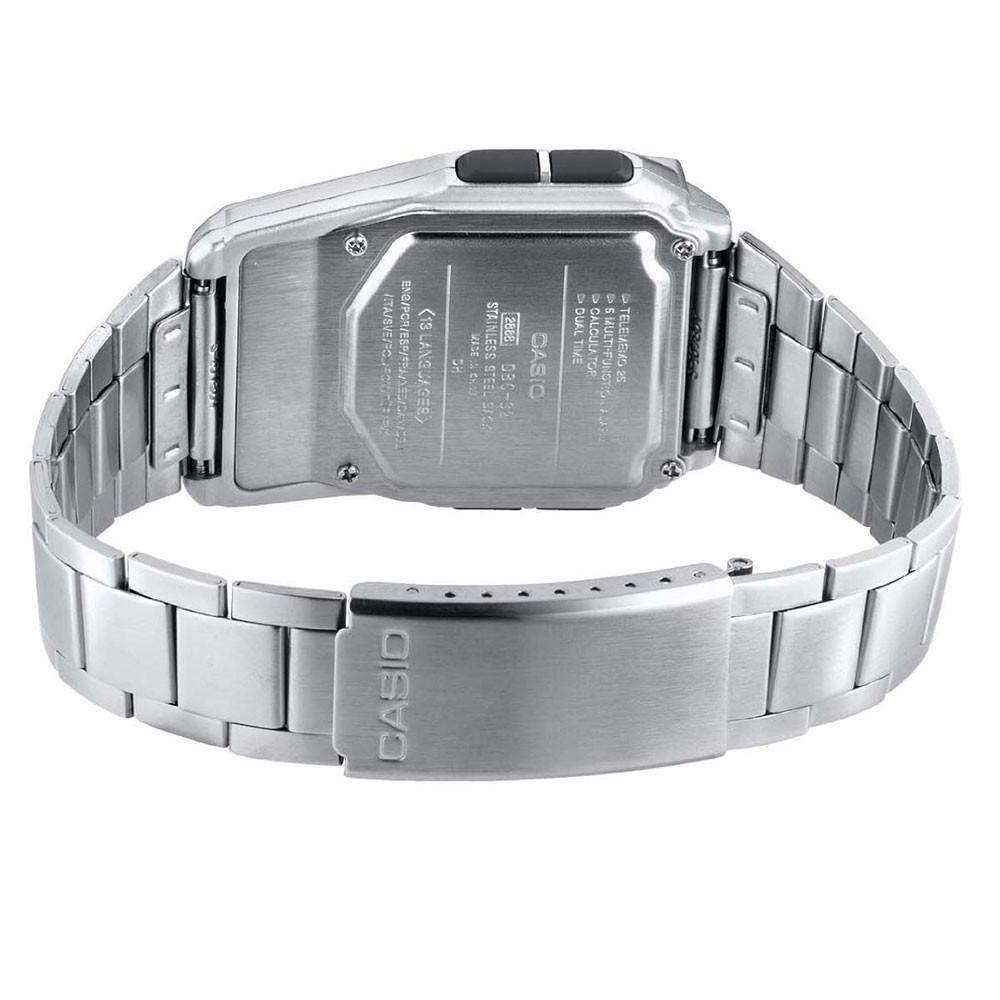 Casio CA-506-1D Silver Stainless Calculator Watch for Men and Women-Watch Portal Philippines