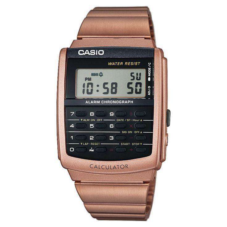 Casio CA-506C-5A Rosegold Calculator Watch for Men and Women-Watch Portal Philippines