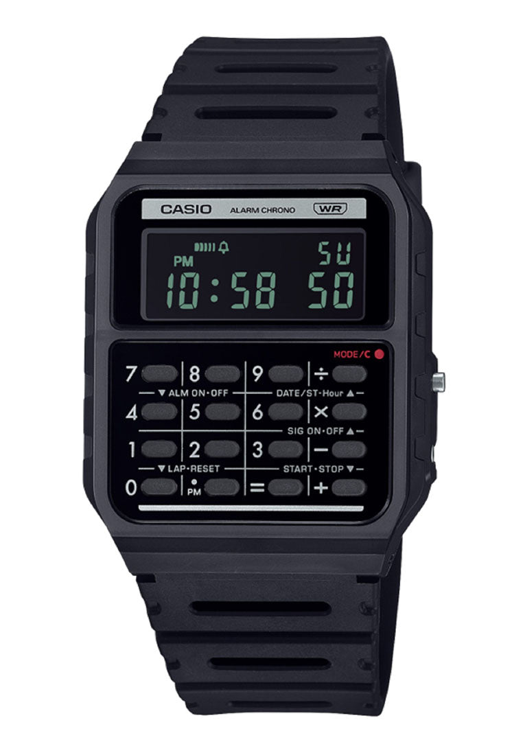 Casio CA-53WB-1B Digital Rubber Strap Calculator Watch For Men-Watch Portal Philippines