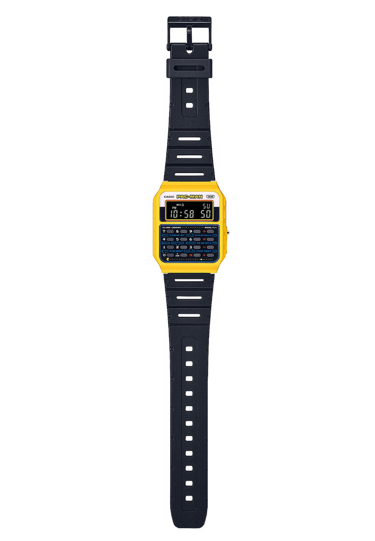 Casio CA-53WPC-1B Pacman Digital Rubber Strap Calculator Watch-Watch Portal Philippines