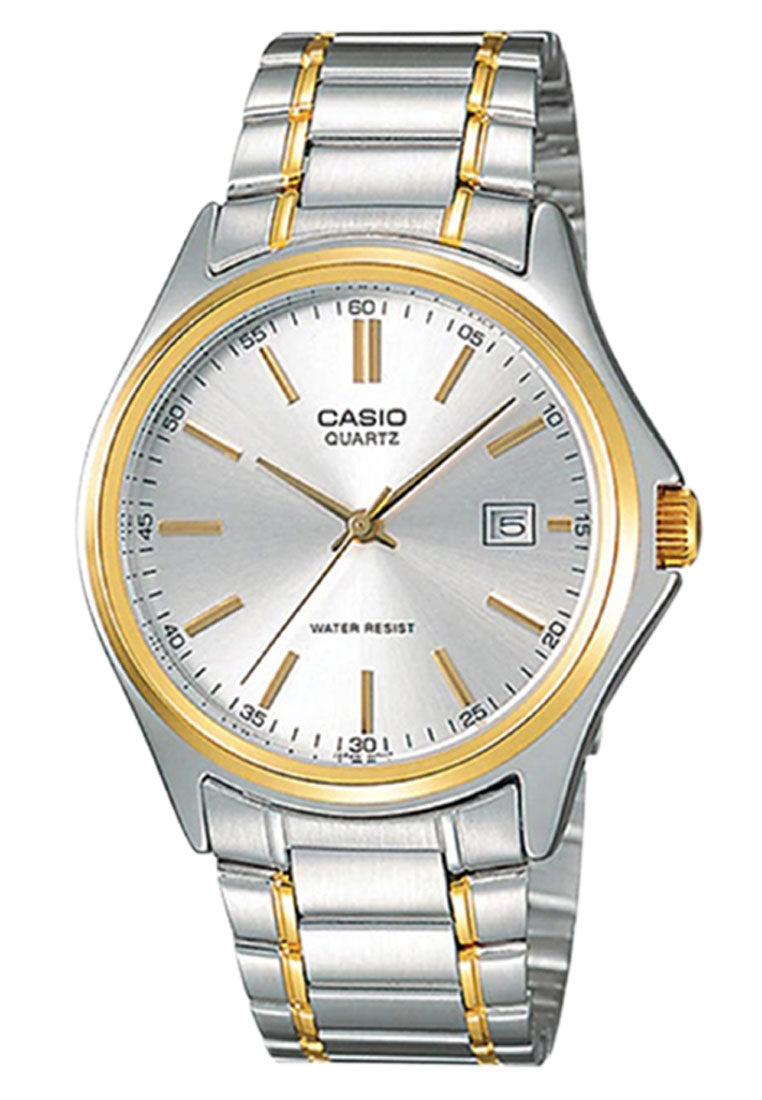 Casio Couple Watch COUPLE-1183G-7ADF Analog Stainless Steel Strap Watch-Watch Portal Philippines