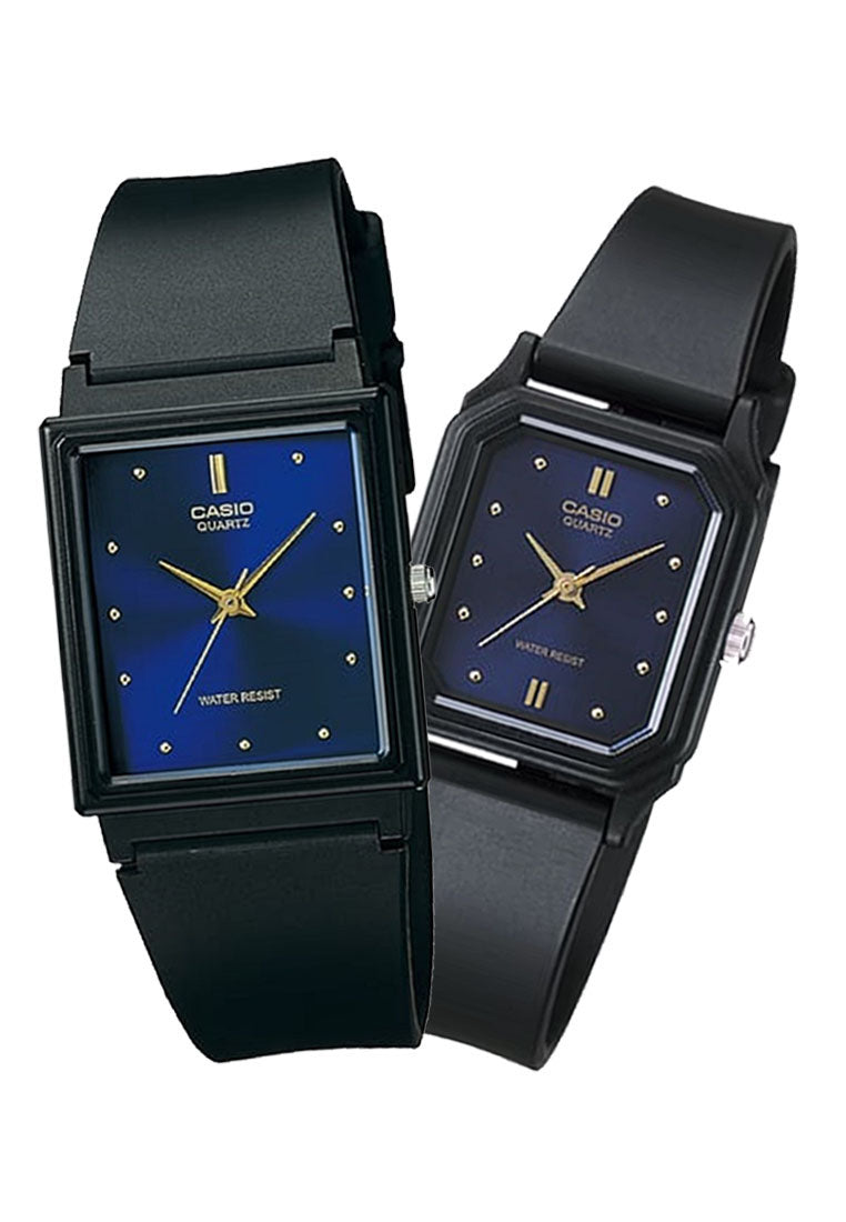 Casio Couple Watch COUPLE-LQ142E-MQ38-2A Analog Rubber Strap Watch-Watch Portal Philippines