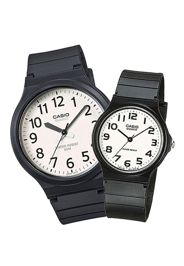 Casio Couple Watch COUPLE-MQ24-MW240-7B Analog Rubber Strap Watch-Watch Portal Philippines