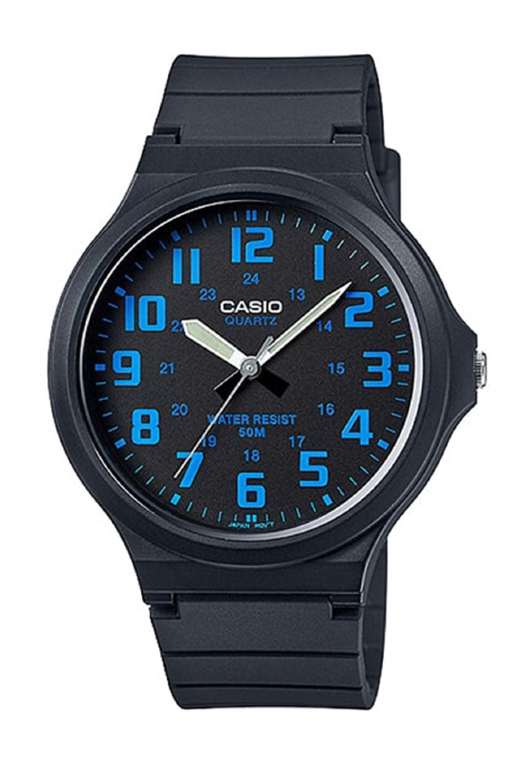 Casio Couple Watch COUPLE-MQ71-MW240-2B Analog Rubber Strap Watch-Watch Portal Philippines