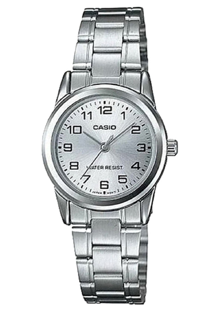 Casio Couple Watch COUPLE-V001D-7B Analog Stainless Steel Strap Watch-Watch Portal Philippines