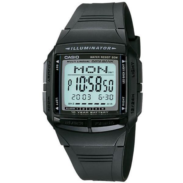 Casio DB-36-1A Black Resin Watch for Women and Men-Watch Portal Philippines