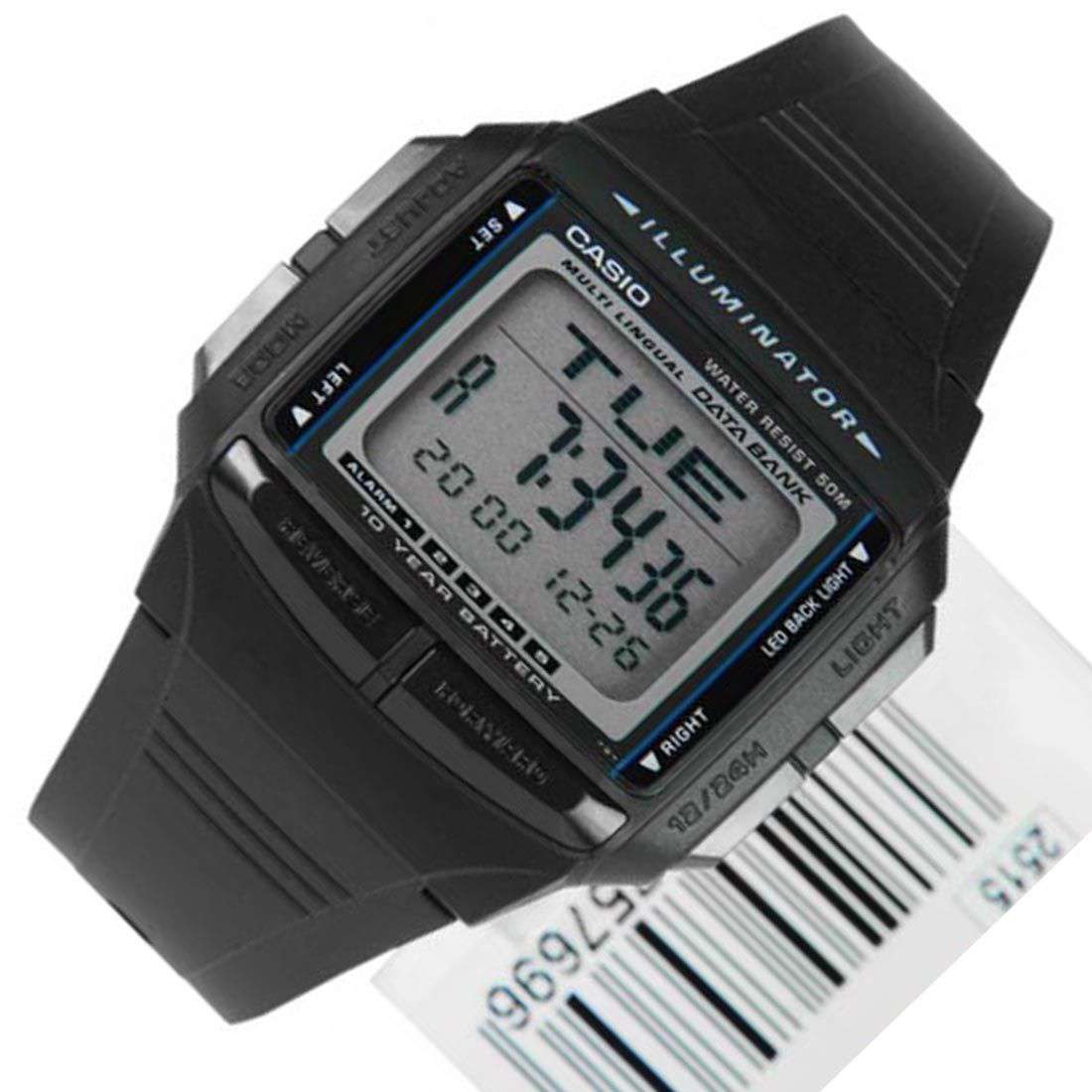 Casio DB-36-1A Black Resin Watch for Women and Men-Watch Portal Philippines