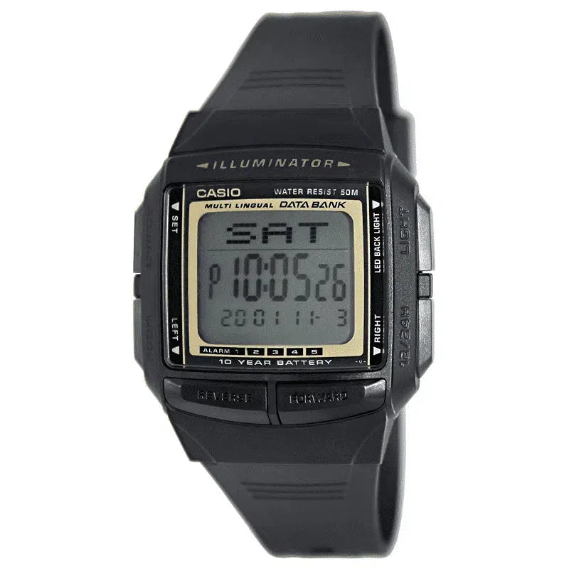 Casio DB-36-9A Black Watch For Men and Women-Watch Portal Philippines