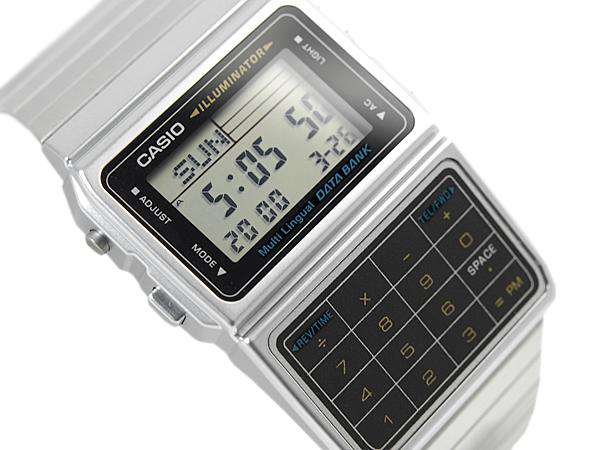 Casio DBC-611-1D Silver Stainless Calculator Watch for Men and Women-Watch Portal Philippines