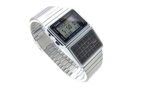 Casio DBC-611-1D Silver Stainless Calculator Watch for Men and Women-Watch Portal Philippines