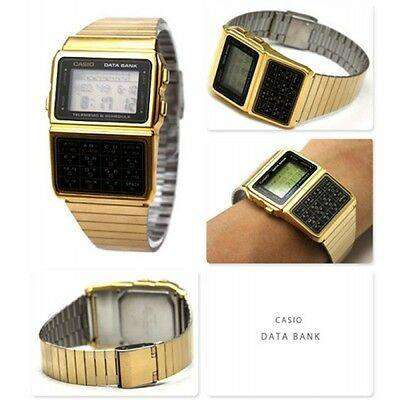 Casio DBC-611G-1DF Gold Plated Calculator Watch For Men and Women-Watch Portal Philippines