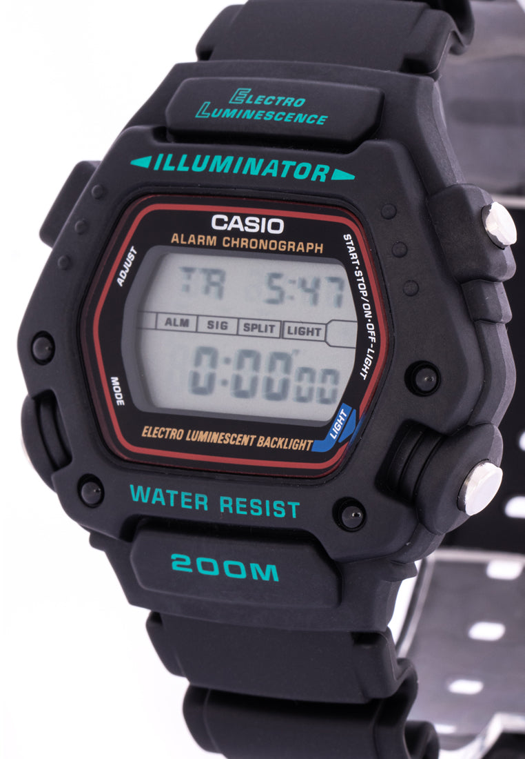 Casio DW-290-1VSD Digital Rubber Strap Watch For Men-Watch Portal Philippines