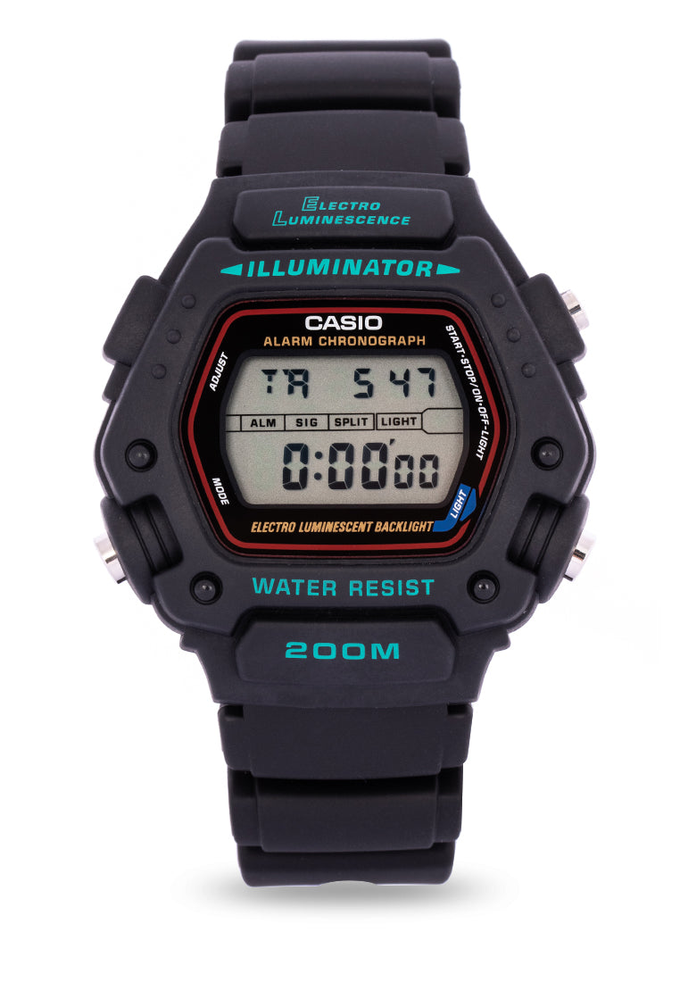 Casio DW-290-1VSD Digital Rubber Strap Watch For Men-Watch Portal Philippines