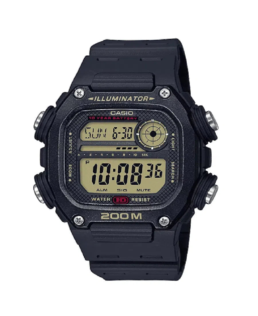 Casio DW-291H-9A Black Resin Watch for Men-Watch Portal Philippines