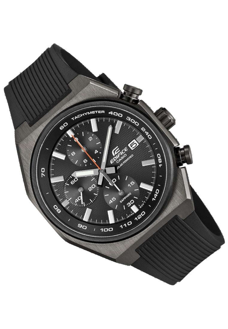 Casio Edifice Chronograph Rubber Strap Solar Watch for Men EFS-S660PB-1ADF-Watch Portal Philippines