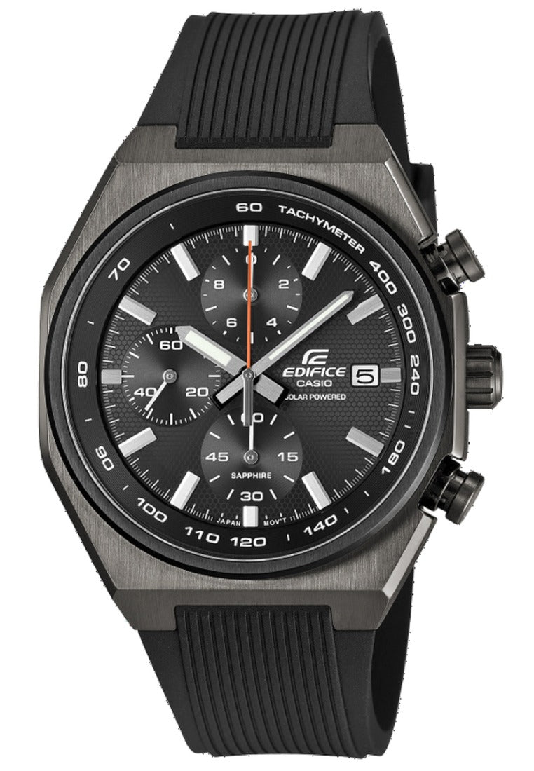 Casio Edifice Chronograph Rubber Strap Solar Watch for Men EFS-S660PB-1ADF-Watch Portal Philippines