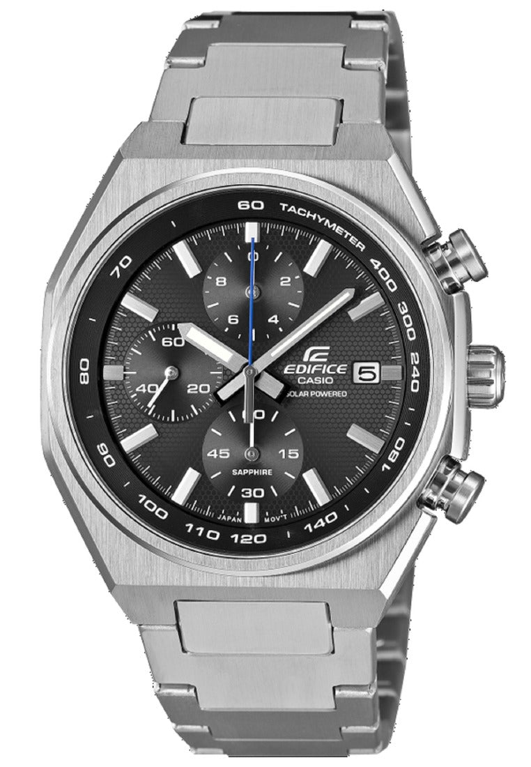 Casio Edifice Chronograph Stainless Steel Strap Solar Watch for Men EFS-S660D-1ADF-Watch Portal Philippines