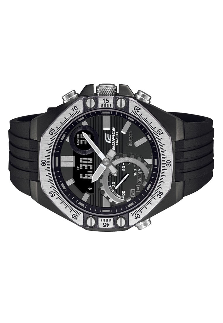 Casio Edifice ECB-10TP-1A Automotive Toolkit Inspired Design Chronograph Rubber Strap Watch For Men-Watch Portal Philippines