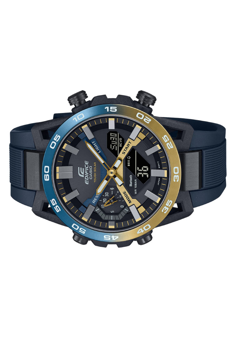 Casio Edifice ECB-2000NP-1A Digital Analog Rubber Strap Solar Watch For Men-Watch Portal Philippines