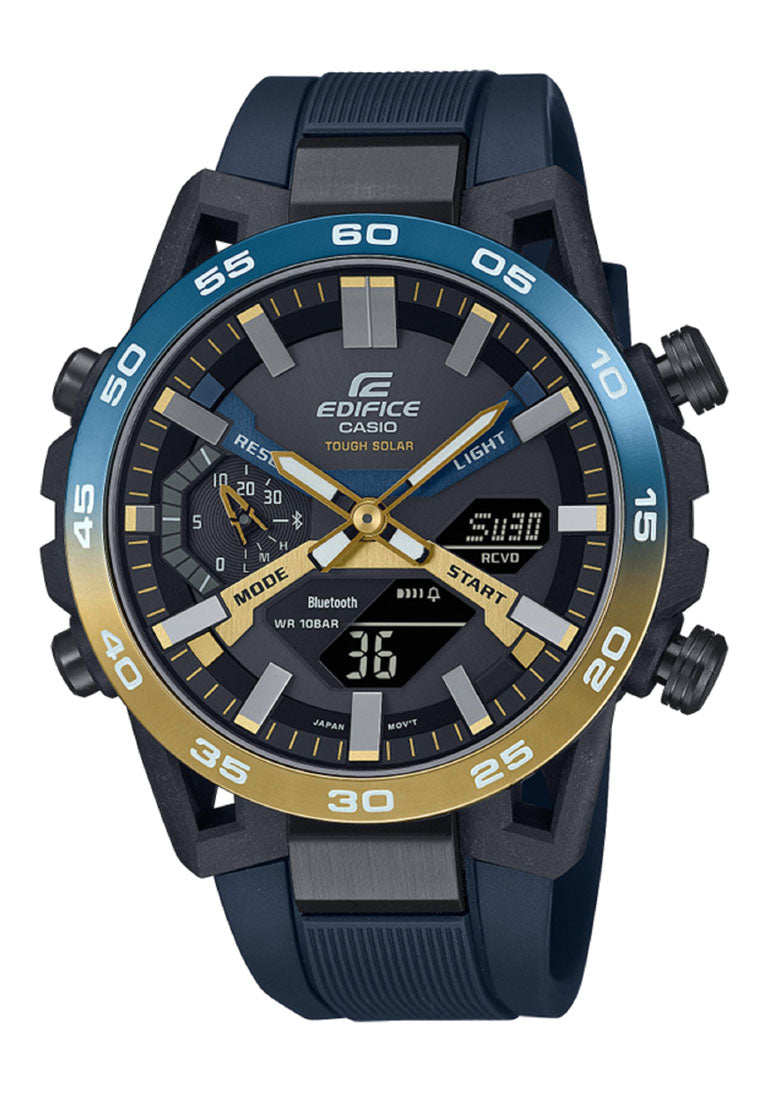 Casio Edifice ECB-2000NP-1A Digital Analog Rubber Strap Solar Watch For Men-Watch Portal Philippines
