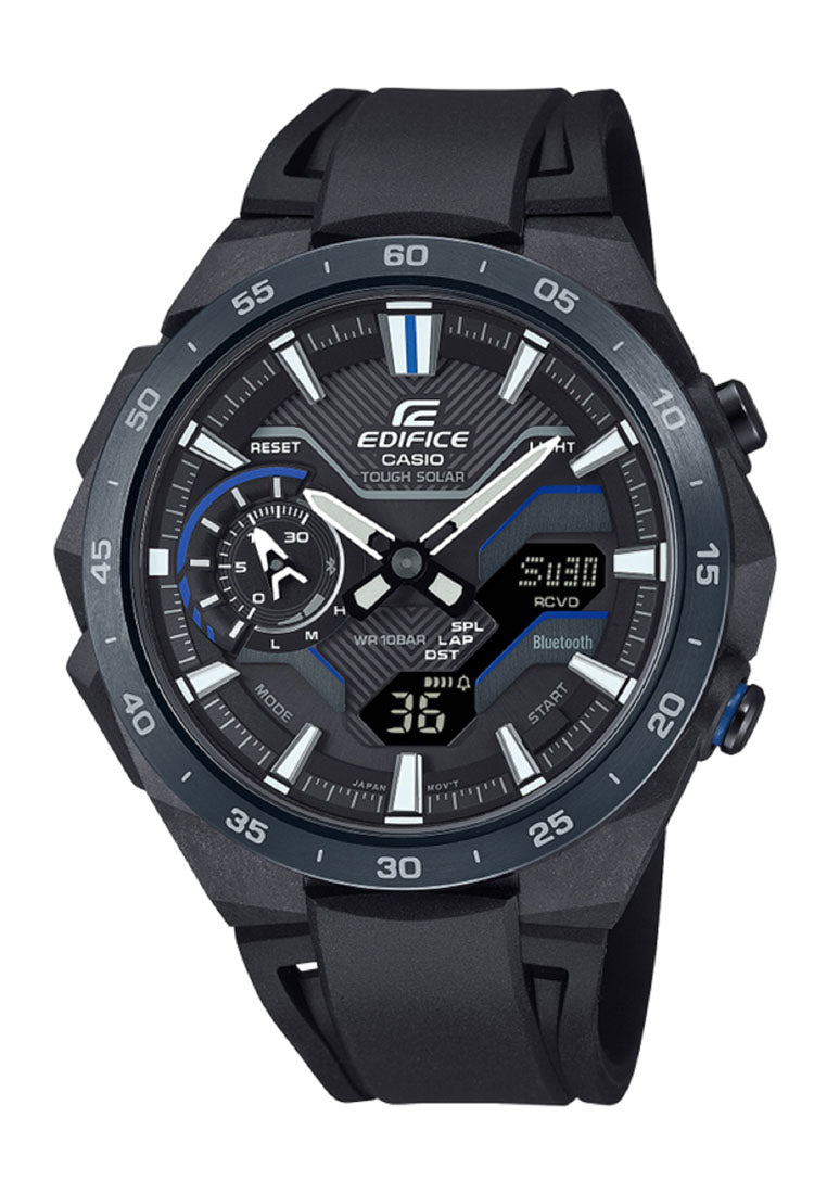 Casio Edifice ECB-2200PB-1A Digital Analog Rubber Strap Solar Watch For Men-Watch Portal Philippines