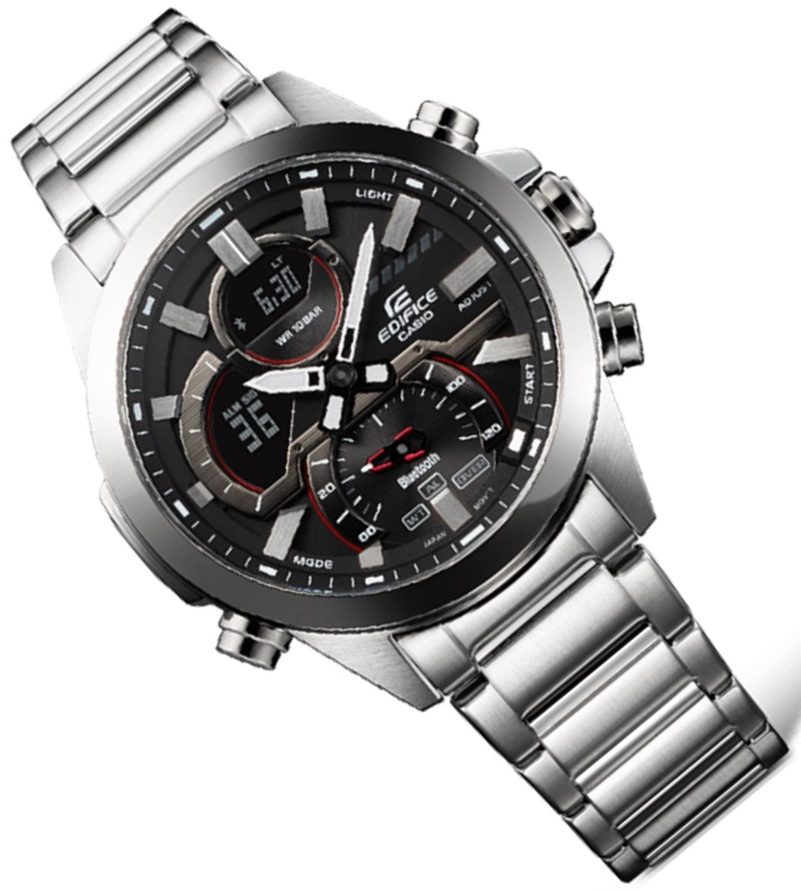 Casio Edifice ECB-30D-1A Digital Analog Bluetooth Smart Watch For Men-Watch Portal Philippines