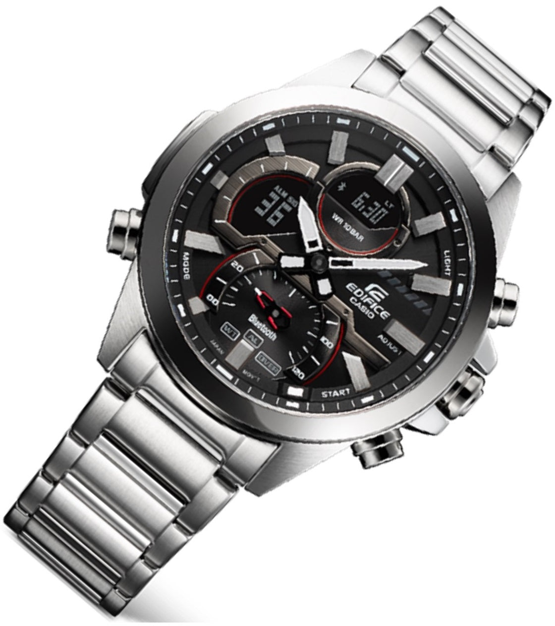Casio Edifice ECB-30D-1A Digital Analog Bluetooth Smart Watch For Men-Watch Portal Philippines