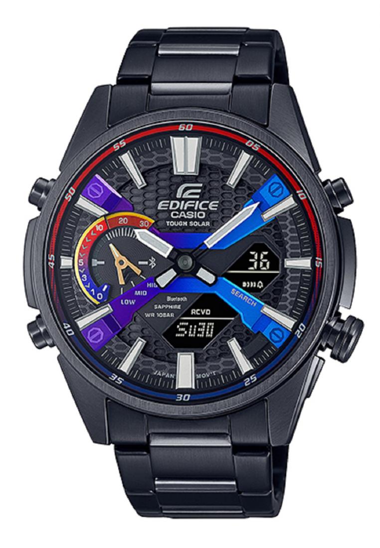 Casio Edifice ECB-S100HG-1A Digital Analog Stainless Steel Strap Watch For Men-Watch Portal Philippines