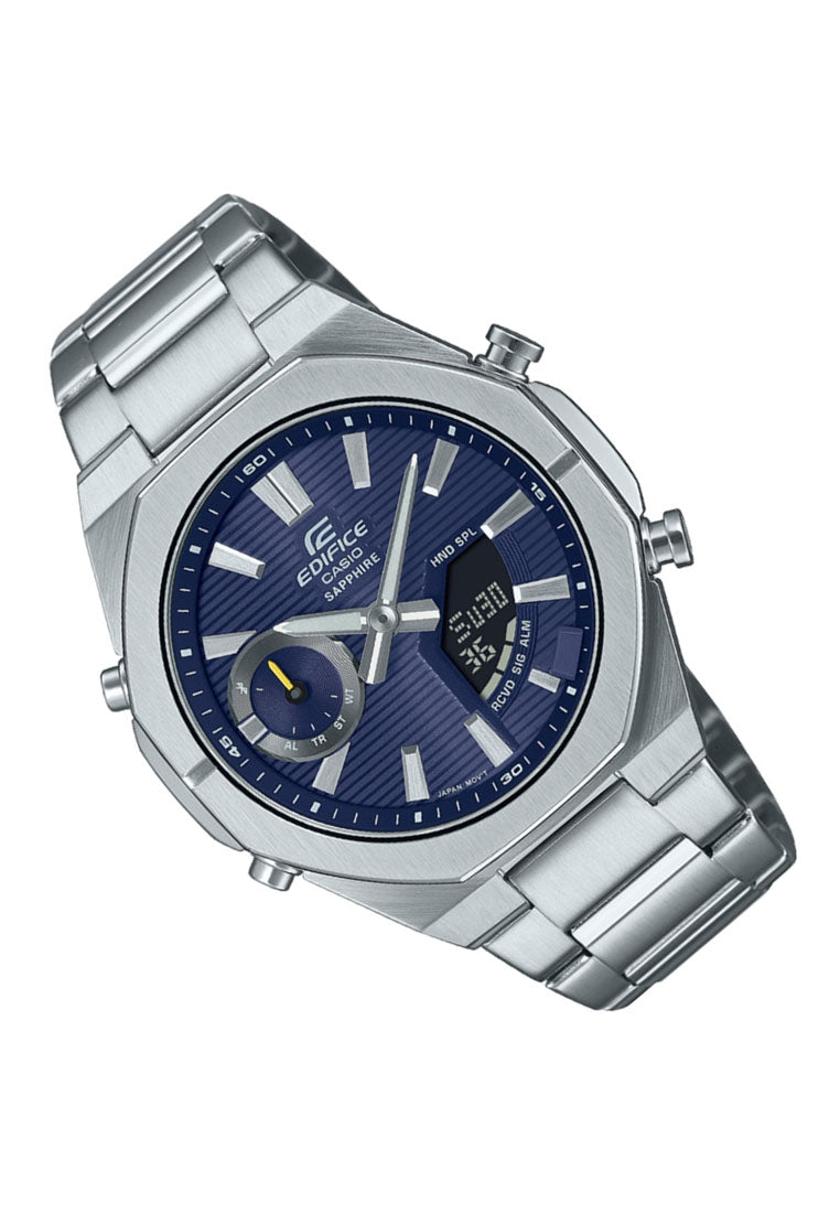 Casio Edifice ECB-S10D-2A Digital Analog Stainless Steel Strap Watch For Men-Watch Portal Philippines