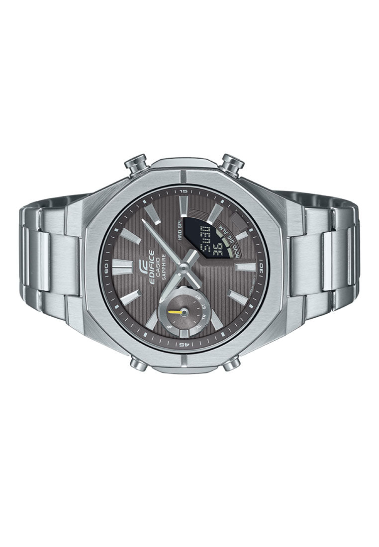 Casio Edifice ECB-S10D-8A Digital Analog Stainless Steel Strap Watch For Men-Watch Portal Philippines