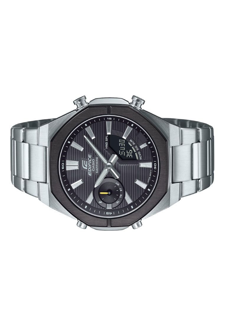 Casio Edifice ECB-S10DB-1A Digital Analog Stainless Steel Strap Watch For Men-Watch Portal Philippines