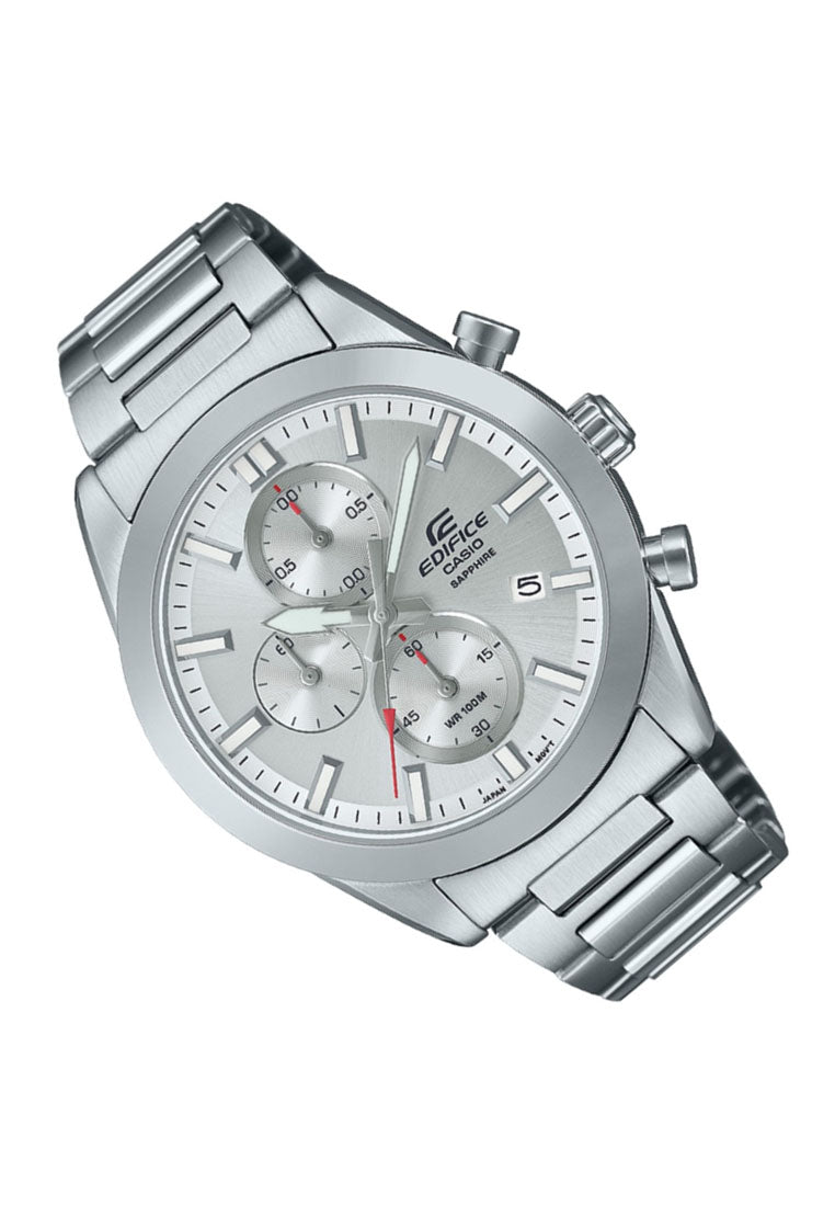 Casio Edifice EFB-710D-7A Chorograph Stainless Steel Strap Watch For Men-Watch Portal Philippines