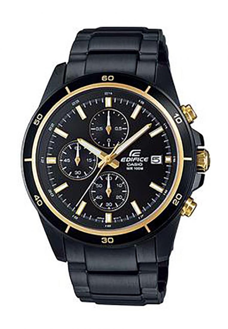 Casio Edifice EFR-526BK-1A9 Chronograph Stainless Steel Strap Watch For Men-Watch Portal Philippines