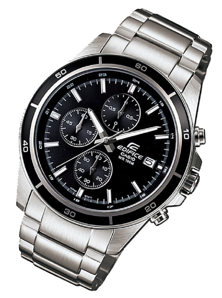 Casio Edifice EFR-526D-1A Chronograph Stainless Steel Strap Watch For Men-Watch Portal Philippines