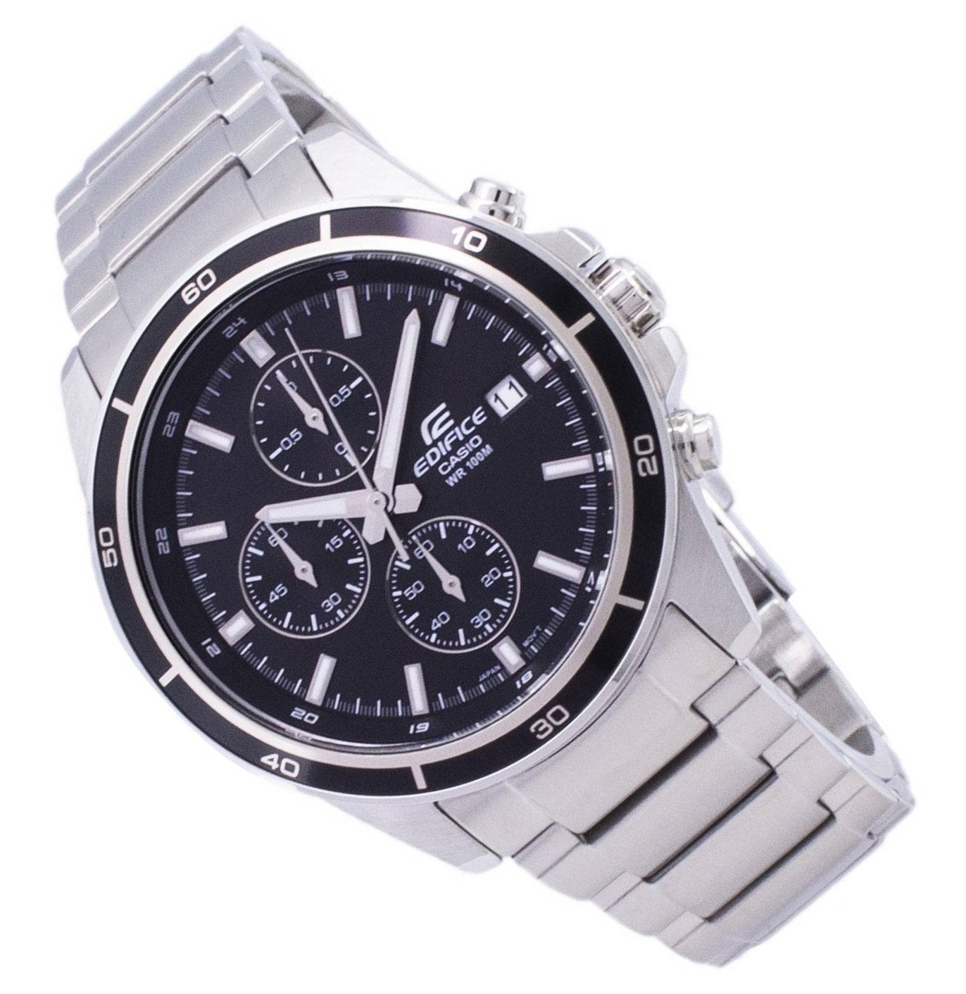 Casio Edifice EFR-526D-1A Chronograph Stainless Steel Strap Watch For Men-Watch Portal Philippines